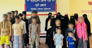 মালয়েশিয়ায় পাচারকালে টেকনাফ থেকে নারী ও শিশুসহ ২৮ জন উদ্ধার